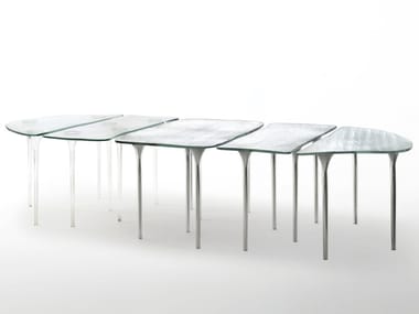 SPECCHIO DI VENERE - Crystal table by Glas Italia