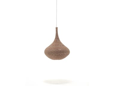 SPIN 95/96 - Woven wicker pendant lamp by Gervasoni