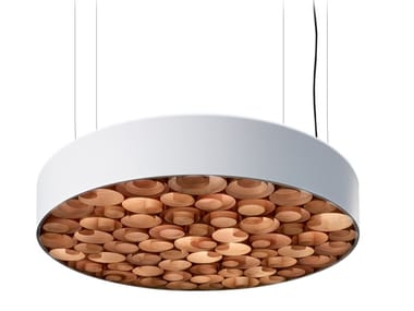 SPIRO - Handmade wood veneer pendant lamp by LZF