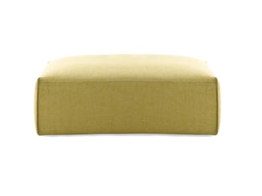 SPRING - Square fabric pouf with removable lining by Moroso