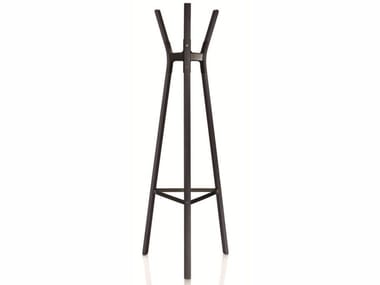 STEELWOOD COAT STAND - Wooden coat rack by Magis