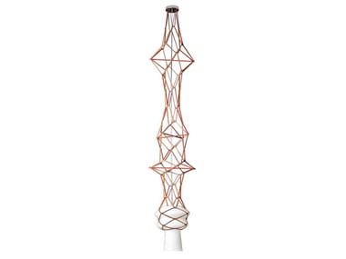 STELLE FILANTI - Blown glass pendant lamp by Venini