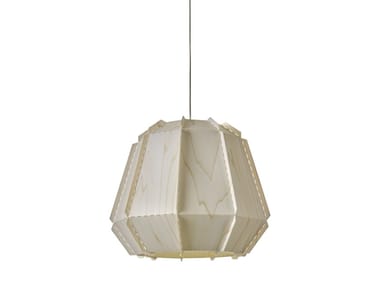 STITCHES - Handmade wood veneer pendant lamp by LZF