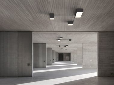 STRUCTURAL - LED aluminium ceiling lamp by Vibia