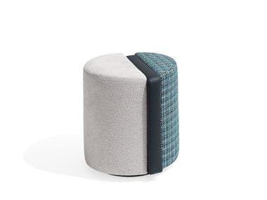 SUMMA - Round fabric pouf by Giorgetti