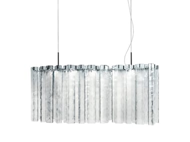 SWORDS - Glass pendant lamp by Giorgetti