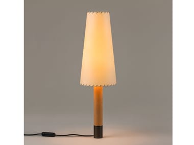 B?SICA M2 - LED birch table lamp by Santa & Cole