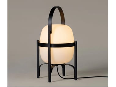 CESTA - LED glass and aluminium Outdoor table lamp by Santa & Cole