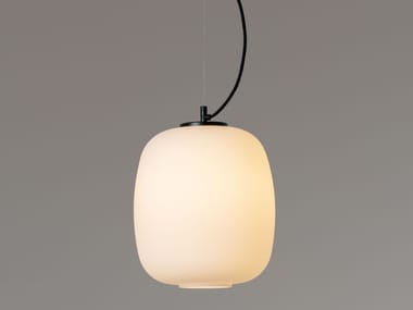 GLOBO CESTITA - LED opal glass pendant lamp by Santa & Cole