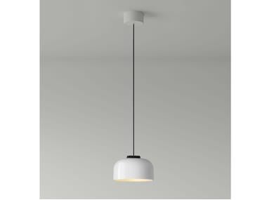 HEADHAT BOWL - LED ceramic pendant lamp by Santa & Cole