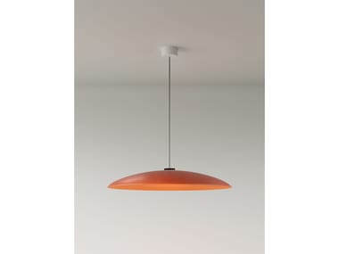 HEADHAT PLATE - LED metal pendant lamp by Santa & Cole