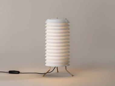 MAIJA - LED table lamp with dimmer with metallic lampshade by Santa & Cole