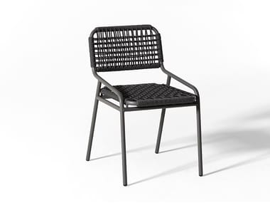 TAI OPEN AIR DUE - Rope garden chair by Meridiani