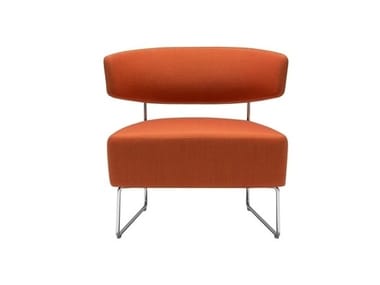 TAURO BU4201 - Sled base upholstered easy chair by Andreu World