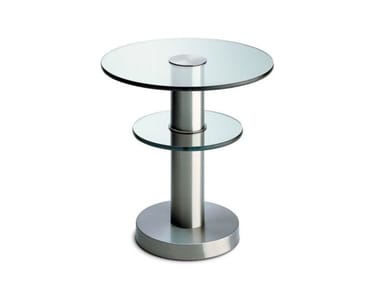 TAVOLINO 1932 - Round float glass coffee table by FontanaArte