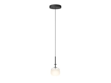 TEMPO 5772 / 5778 - LED glass and steel pendant lamp by Vibia