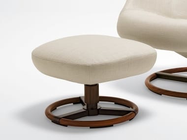 TILT - Fabric footstool by Giorgetti