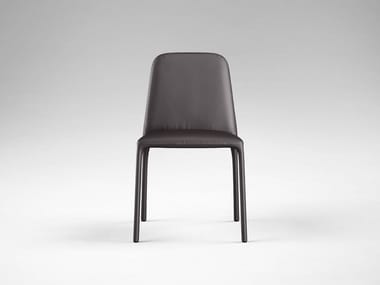 TIME - Upholstered chair with removable cover by Novamobili