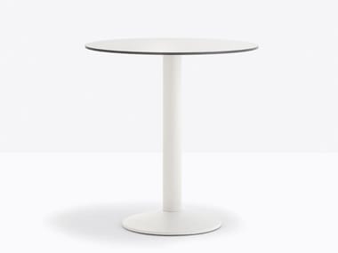 TONDA 4150 - Round steel contract table by Pedrali