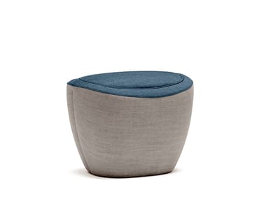 TONICA 1 - Upholstered fabric pouf by Casala