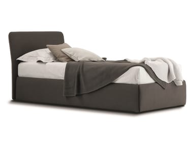 TONIGHT - Fabric storage bed with upholstered headboard by Bonaldo