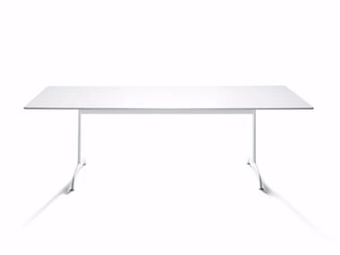 TOOLS - Rectangular HPL table by DE PADOVA