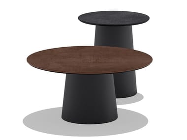 TOTEM OUTDOOR - Round garden side table by Sovet Italia