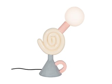 TRUE LOVE - Ceramic table lamp by Pulpo