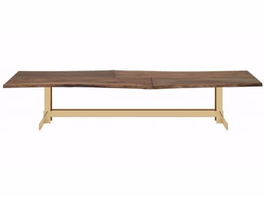 TRUNK II - Walnut table by e15