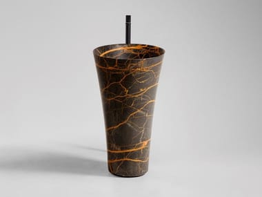 TUBA - Round Port Laurent marble washbasin by Antonio Lupi Design