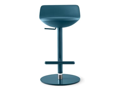 TULIJ - High height-adjustable polyurethane stool by Calligaris