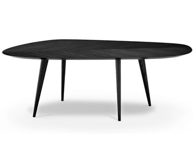 TWEED - Wooden table by Zanotta