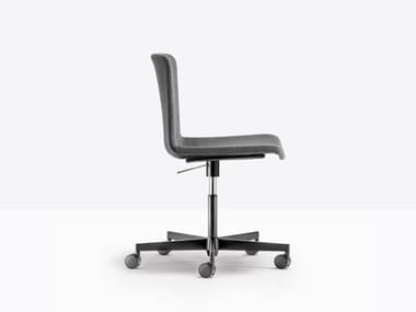 TWEET 891/4 - Swivel height-adjustable chair with castors by Pedrali