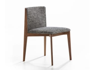 IONIS - Upholstered wooden chair by Porada