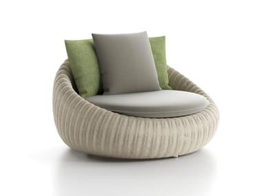 TWIGA - Upholstered garden armchair by Atmosphera