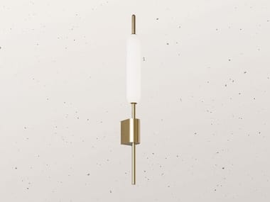 TYPHA 285.05 - LED brass wall lamp by Il Fanale