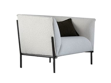 ARIA - Fabric armchair with armrests by Tonon