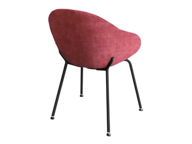 FULL MOON SOFT UPHOLSTERED 909 - Upholstered fabric chair by Tonon