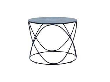 GRACE - Round steel coffee table by Tonon