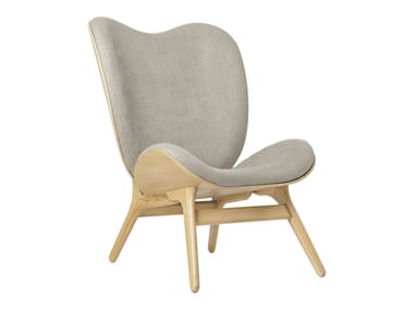 A CONVERSATION PIECE TALL - High-back oak armchair by Umage