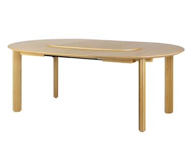 COMFORT CIRCLE - Extending oak dining table by Umage