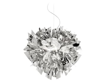 VELI LARGE SILVER - Steelflex¢ç pendant lamp by Slamp