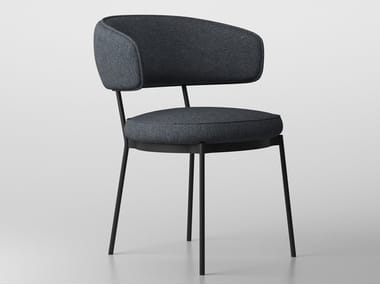 VENDOME - Upholstered fabric chair by Casamania & Horm