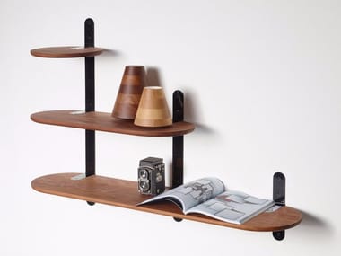 VERTEBRAE - Solid wood wall shelf by Per/Use