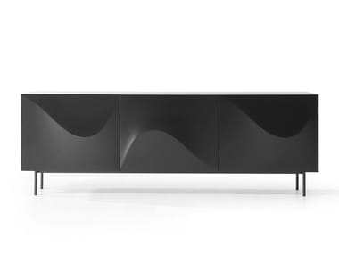 VERTIGO - Wooden sideboard with doors by Bonaldo