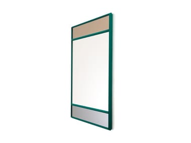 VITRAIL - Rectangular wall-mounted framed mirror by Magis