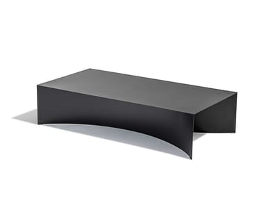 VOID - Low steel coffee table by Desalto