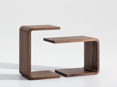 WAITER & WAITRESS - Wooden side table by Zeitraum