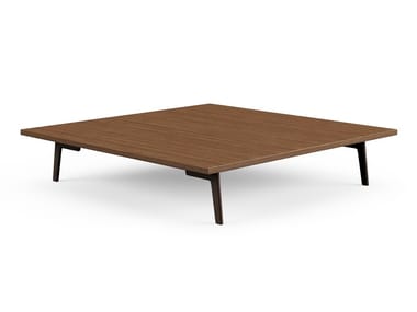 WARMOVER - Square wooden coffee table for living room by Liu Jo Living Collection