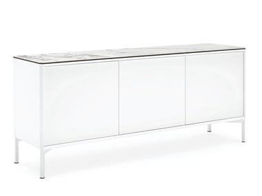 YORK - Modular wooden sideboard with doors by Calligaris